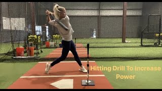 Hitting Drill to Increase Power [upl. by Auqenahc]