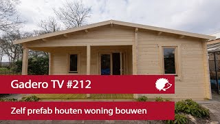 212 Zelf prefab houten woning bouwen [upl. by Sirotek]