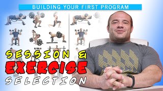 Building Your First program 1  Session and Exercise Selection [upl. by Marylynne695]