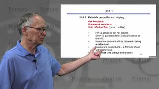 ECE Purdue Semiconductor Fundamentals How to Take this Course [upl. by Kloman]