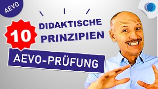 10 didaktische Prinzipien die du beachten musst  AEVOPrüfung [upl. by Spancake]