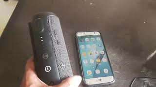 HOW TO CONNECT YOUR SMARTPHONE TO THE BLUETOOTH SPEAKER [upl. by Ynagoham]