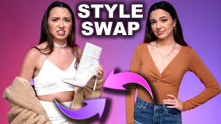 Twin Sisters Swap Outfits  Merrell Twins [upl. by Witty]