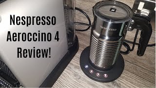 Nespresso Aeroccino 4 Milk Frother Review  Worth upgrading from the Aeroccino 3 [upl. by Cori59]