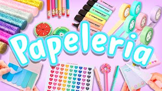 CREA TU PROPIA PAPELERIA 10 IDEAS FACILES EN CASA  Tutoriales Belen [upl. by Yziar]