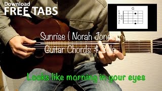 Sunrise Norah Jones  Guitar Chords amp Solo  Takashi Terada [upl. by Drusilla]