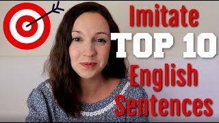 How to Pronounce TOP 10 English Sentences [upl. by Rehpotsirahc932]