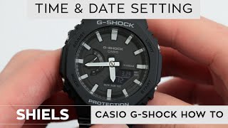 How To Change Time On A GShock Watch [upl. by Oicnerual]