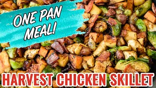 Harvest Chicken Skillet  Paleo Whole30 Dinner [upl. by Consuelo]