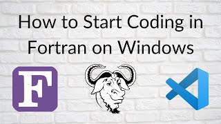 How to Start Coding in Fortran on Windows [upl. by Beacham849]