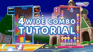 Puyo Puyo Tetris 4 Wide Combo Tutorial [upl. by Ailahk]