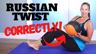 How to do a Russian Twist Properly and Safely [upl. by Khalin]