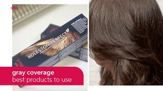 Best product choices for Gray Coverage  Wella Professionals [upl. by Eelrehpotsirhc]