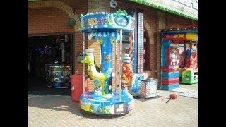 2000s Coin Operated Roundabout Kiddie Ride  Ocean Carousel [upl. by Ardnued]