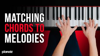 Matching Piano Chords To Melodies Piano Lesson [upl. by Nayve]