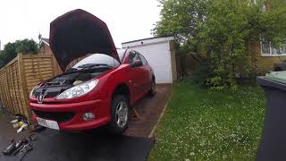 2006 Peugeot 206 14L Diesel Clutch Replacement [upl. by Hgielrak]