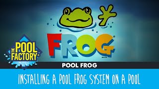 Installing Frog on Above Ground Pools [upl. by Irrok]