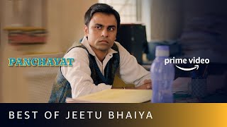 Best of Jeetu Bhaiya  Panchayat  Amazon Prime Video [upl. by Lars]