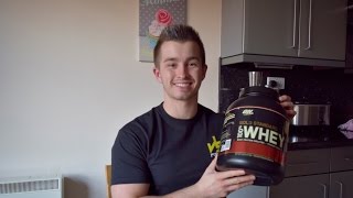 Optimum Nutrition Gold Standard Whey Review French Vanillia Flavour  JS Fitness [upl. by Eloken]