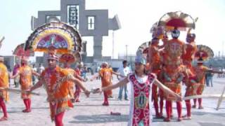 Danza Apache de Tecomán Colima basilica de guadalupe [upl. by Mazurek]