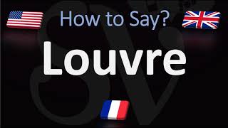 How to Pronounce Louvre  Paris Museum Pronunciation Native Speaker [upl. by Buehler]