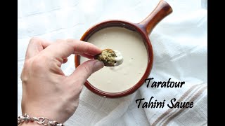 Tarator Sauce  Tahini Sauce Recipe  Gluten Free Cooking 123 [upl. by Affrica]