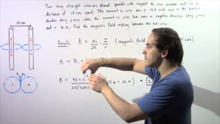 Magnetic Field Midway Between Two AntiParallel Wires [upl. by Letsirhc]