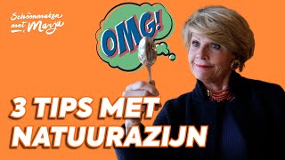 3 Super Soptips met natuurazijn 💦 Schoonmaken met Marja Middeldorp [upl. by Paulsen]