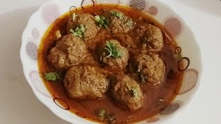 Mutton Kofta Curry Recipe  Indian style Mutton Kofta Recipe  Easy Kofta Recipe [upl. by Orazal42]