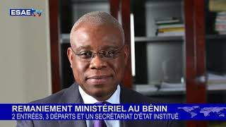 REMANIEMENT MINISTÉRIEL AU BÉNIN [upl. by Frederica]