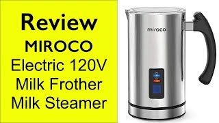 Review Miroco Milk Frother  How to make froth milk at home [upl. by Nniw620]