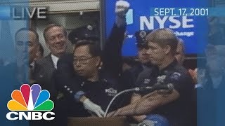 Reopening the NYSE after 911  Archives  CNBC [upl. by Bland]