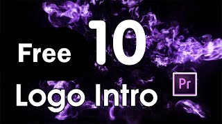 10 Free Logo Intro Premiere Pro Templates  New 2021 [upl. by Gemoets834]