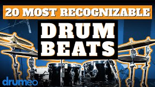 The 20 Most Recognizable Drum Beats [upl. by Ruthann694]