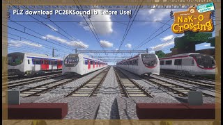 Minecraft Real Train Mod NakO pack 210225 updateKorailMTRMetroetc [upl. by Davita329]