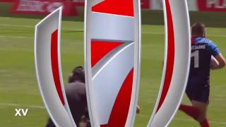 Jarryd Hayne Ankle Tap vs France Rugby 7s Debut [upl. by Minne693]