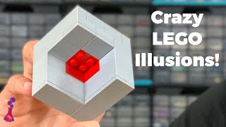 3 INSANE LEGO Optical Illusions You Can Build at Home [upl. by Vidda456]