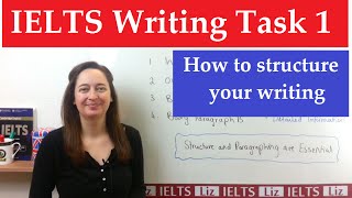 IELTS Writing Task 1 How to organise your writing [upl. by Lavotsirc]