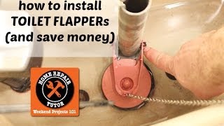 How to Replace a Toilet Flapper Valve [upl. by Koblas]