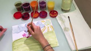 PINTURAS A BASE DE FRUTAS Y VEGETALES Michelle Rosenstock [upl. by Trebmal]