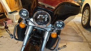 Electra Glide LED Headlamp Replacement [upl. by Philbo740]