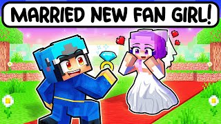 Omz MARRIED A NEW CRAZY FAN GIRL in Minecraft [upl. by Notyal]