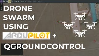 21 Drone Swarm with Ardupilot and QGroundControl [upl. by Natika]