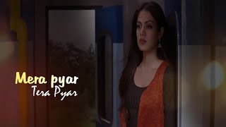 Mera Pyar Tera Pyar Lyrics  Arijit Singh  Jalebi 2018 [upl. by Akoyin]