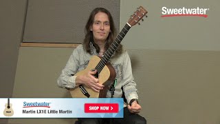 Martin LX1E Little Martin Acousticelectric Guitar Review  Sweetwater Sound [upl. by Lletnahs]