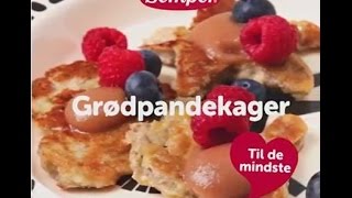 Opskrift på grødpandekager til de mindste [upl. by Relyat]