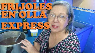 Como hacer frijoles negros en Olla Express Aprende a usar la Olla Express sin riesgos [upl. by Itteb864]