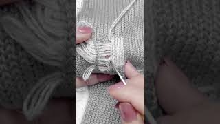 DIY knitted item repair [upl. by Yrotciv]