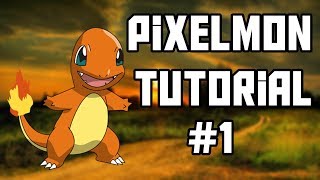 Pixelmon Tutorial 1 Nova Série Como Jogar [upl. by Inalem490]