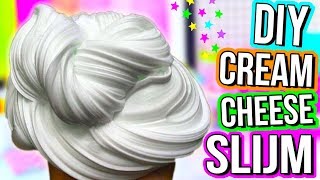 DIY CREAM CHEESE SLIJM RECEPT  ♡SLIJM SWIRL MAKEN♡ ZONDER LENZENVLOEISTOF STIJFSEL BAKING SODA [upl. by Tristram38]